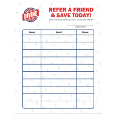 Referral Sheet - 100 Pack